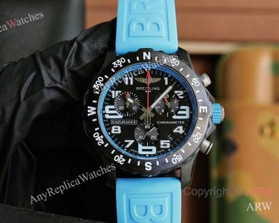 High Quality Replica BREITLING Endurance Vietnam Imported Rubber Strap Oversized 3/6/9 Markers Face Dial Bi-Directional Rotating (N/S/E/W & 360° Scale) Bezel Stainless Steel Case Watch 44mm